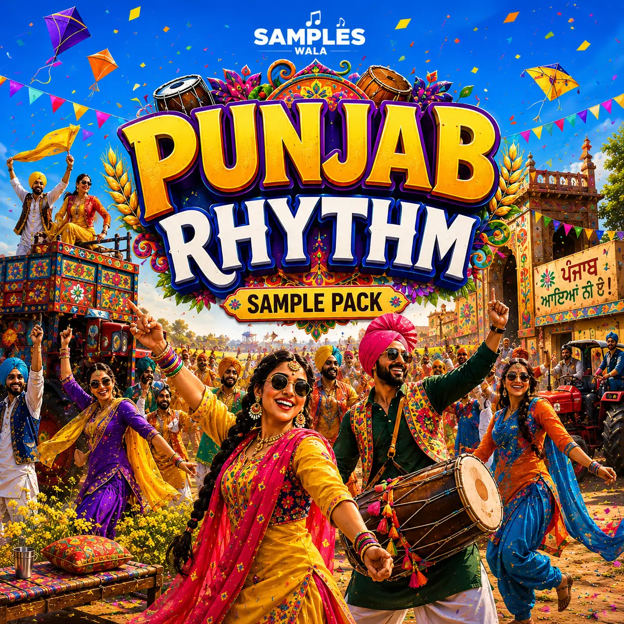 Punjab Rhythm  – Punjabi Dhol Loops & Folk Percussion | - Indian Sample Pack & Loops | SamplesWala