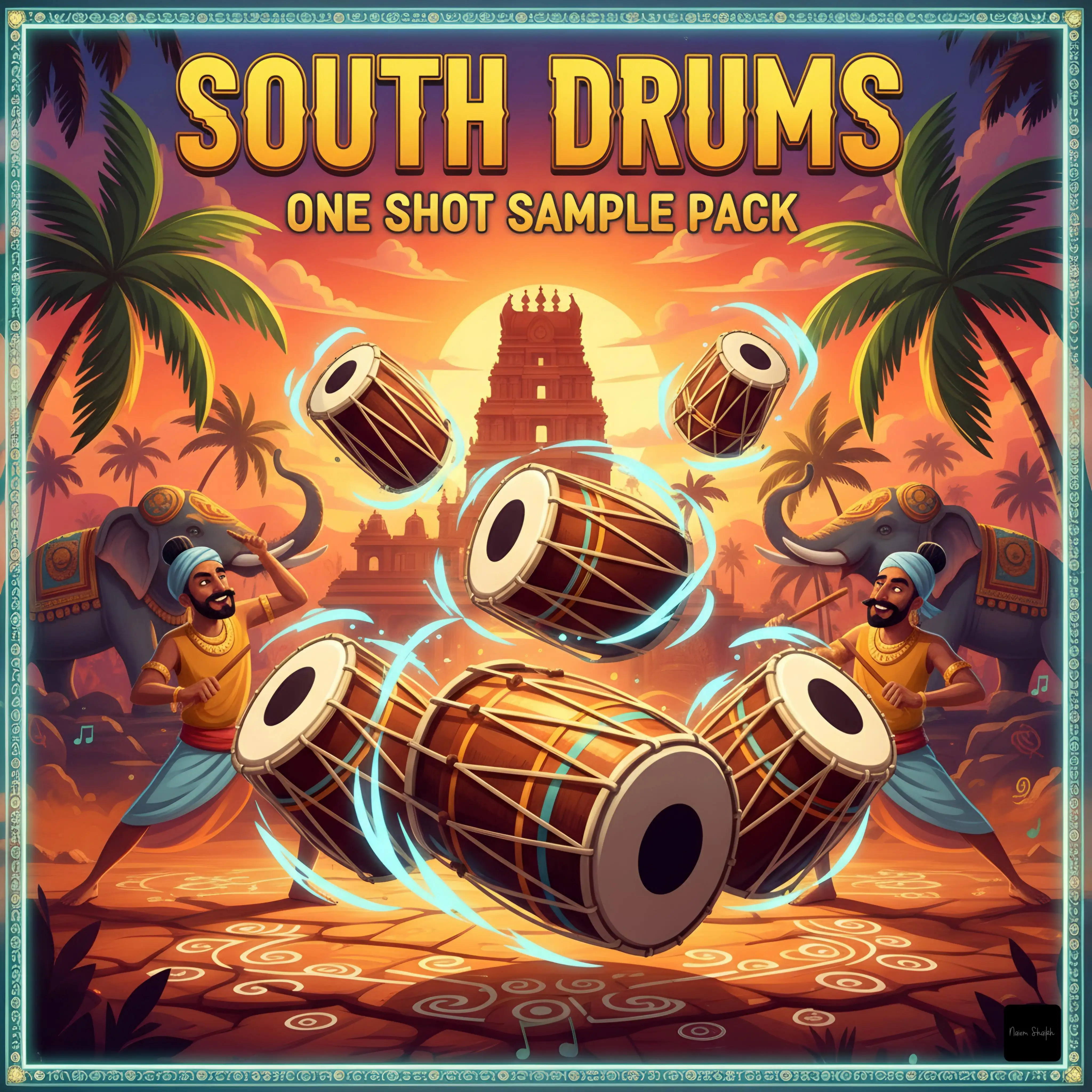 South  Drums -  South Indian And Tapori One Shot Drum - Premium Indian Sample Pack | SamplesWala